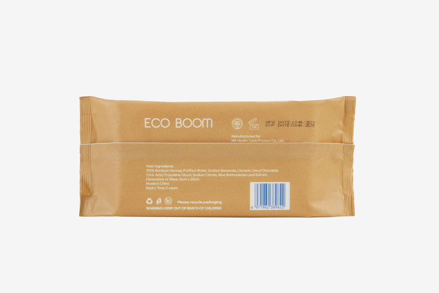 ECO BOOM Wet Wipes 60 pcs