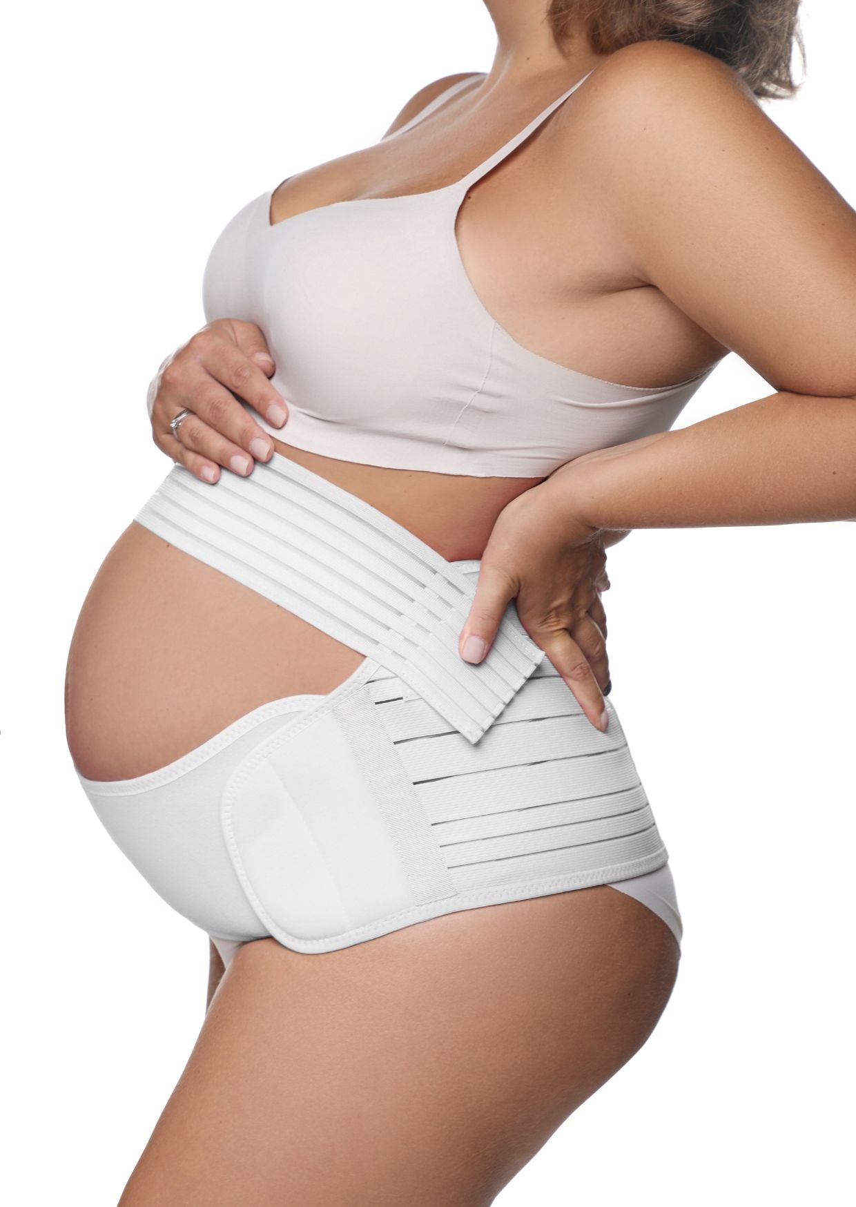 5-in-1 Maternity Support Belt, White