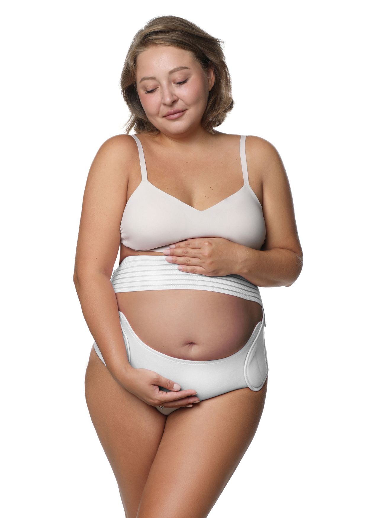 5-in-1 Maternity Support Belt, White