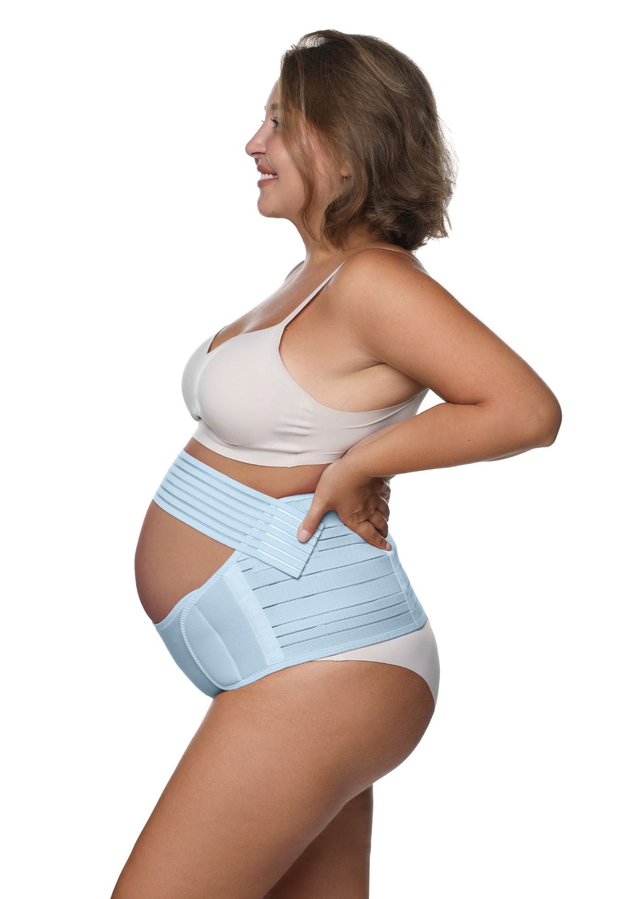 5-in-1 Maternity Support Belt, Blue